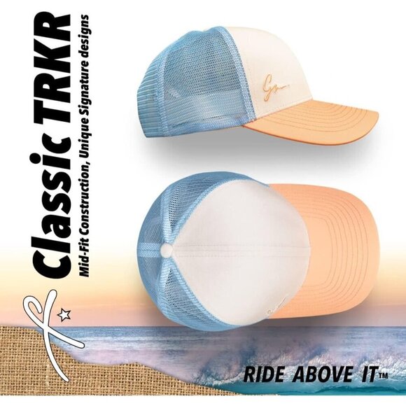 ? Grace Folly Baseball Cap Women Blue Beach Trucker Snapback Summer Mesh Hats main image 6